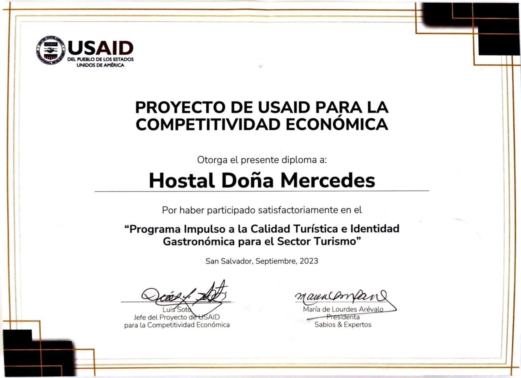 Hostal Dona Mercedes Juayúa Exterior foto